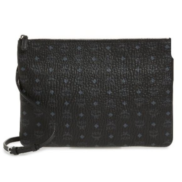 MCM Bags Mcm Crossbody Pouch In Visetos Original In Black Poshmark